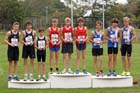 Under-15 boys first 3 teams at the Northern Road Relays, Blackpool.
